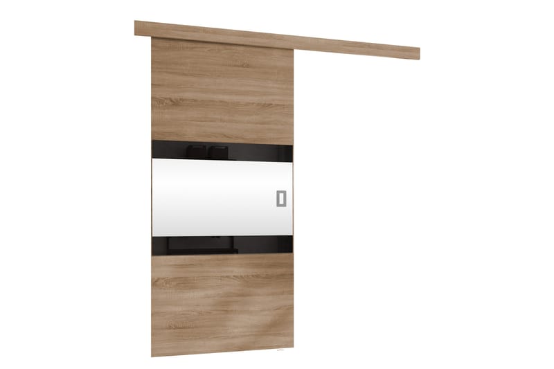 Bemi Skjutdörr, Beige/Svart