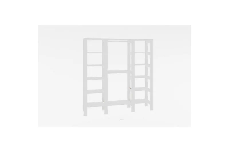 Bertoaria Garderob 161x180 cm, Vit