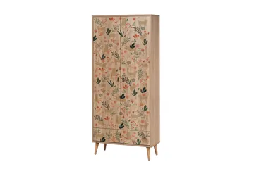 Bertoaria Garderob 80x190 cm Brun