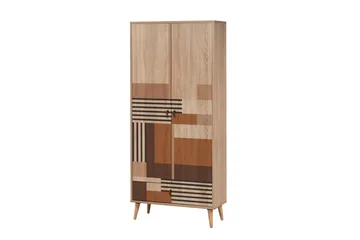 Bertoaria Garderob 80x190 cm Brun
