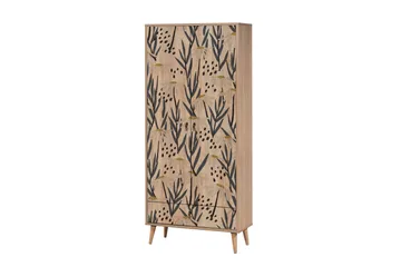 Bertoaria Garderob 80x190 cm Brun