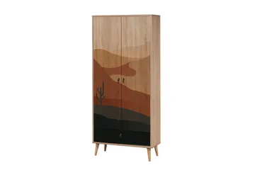 Bertoaria Garderob 80x190 cm Brun
