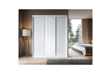 Biancco Garderob 180x220 cm - Vit - Förvaring - Sko- & klädförvaring - Garderober & garderobssystem