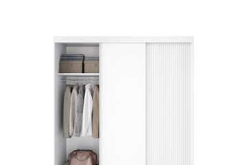 Biancco Garderob 180x220 cm - Vit - Förvaring - Sko- & klädförvaring - Garderober & garderobssystem