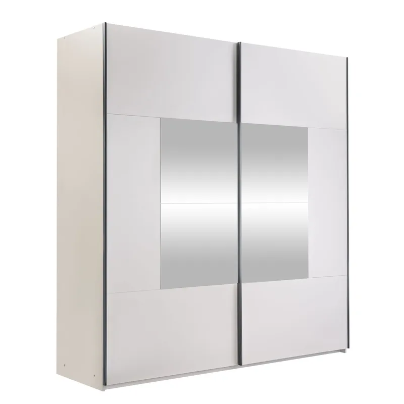 Binche Garderob med Spegel 200x215 cm, Beige