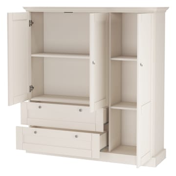 Binz Garderob 122x130 cm - Kashmirgräddvit - Förvaring - Sko- & klädförvaring - Garderober & garderobssystem