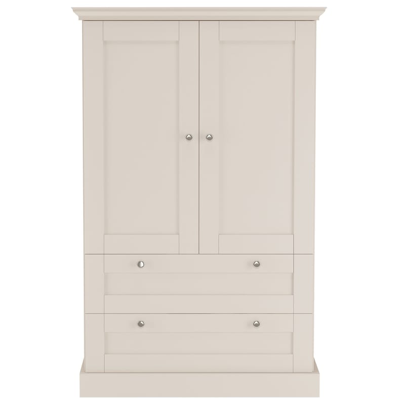 Binz Garderob 83x130 cm - Kashmirgräddvit - Förvaring - Sko- & klädförvaring - Garderober & garderobssystem
