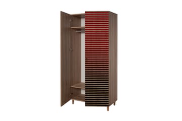 Brokind Garderob 90 cm - Brun - Förvaring - Sko- & klädförvaring - Garderober & garderobssystem