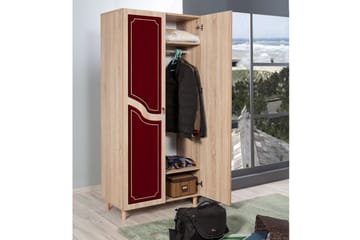 Brokind Garderob 90 cm - Brun - Förvaring - Sko- & klädförvaring - Garderober & garderobssystem