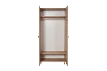 Brokind Garderob 90 cm - Brun - Förvaring - Sko- & klädförvaring - Garderober & garderobssystem