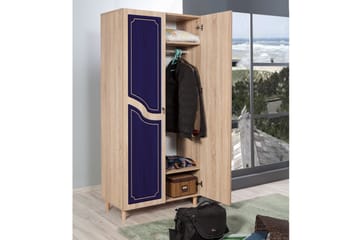 Brokind Garderob 90 cm - Brun - Förvaring - Sko- & klädförvaring - Garderober & garderobssystem