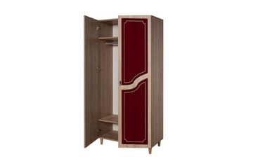Brokind Garderob 90 cm - Brun - Förvaring - Sko- & klädförvaring - Garderober & garderobssystem