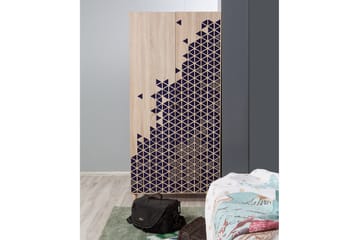 Brokind Garderob 90 cm - Brun - Förvaring - Sko- & klädförvaring - Garderober & garderobssystem
