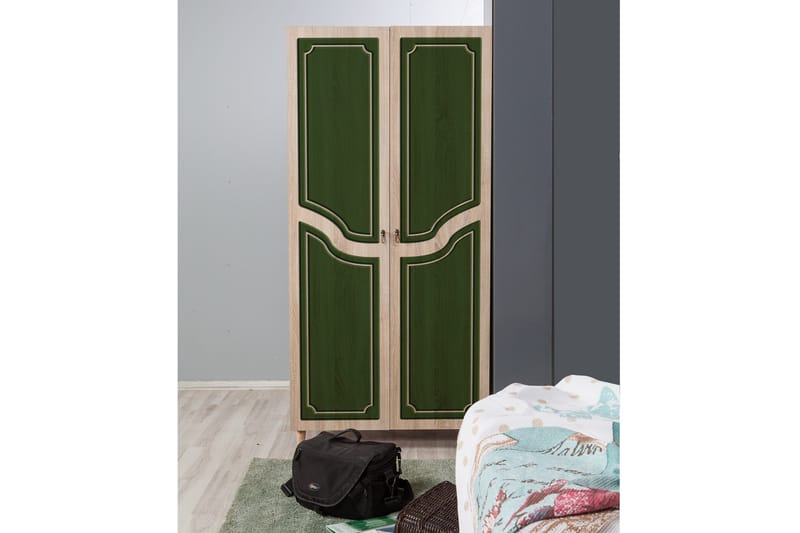 Brokind Garderob 90 cm - Brun - Förvaring - Sko- & klädförvaring - Garderober & garderobssystem