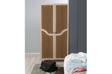 Brokind Garderob 90 cm - Brun - Förvaring - Sko- & klädförvaring - Garderober & garderobssystem
