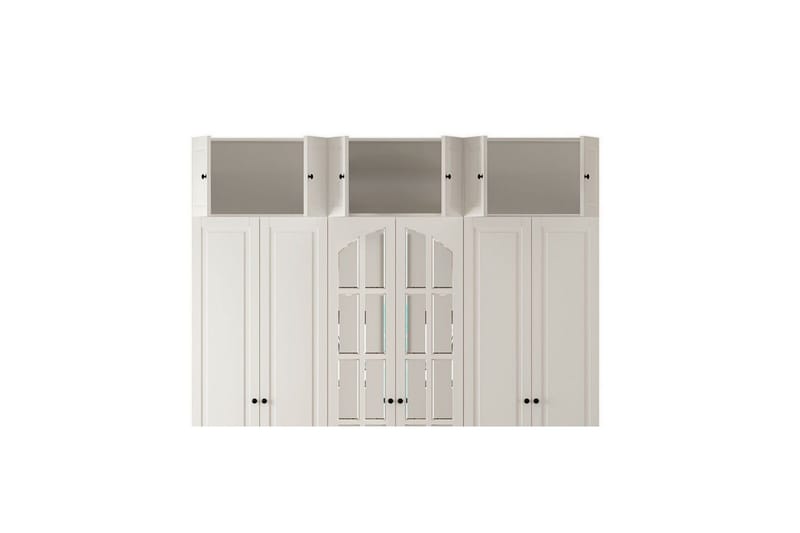 Bronte Garderobsskåp 210x210 cm - Matt Vit - Förvaring - Skåp - Garderobsskåp