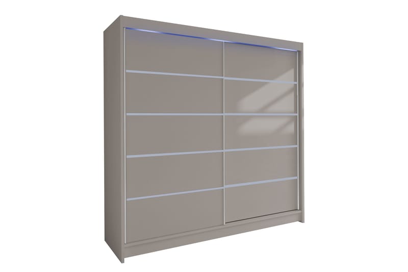 Canderbury Garderob 180x215 cm - Beige - Förvaring - Sko- & klädförvaring - Garderober & garderobssystem