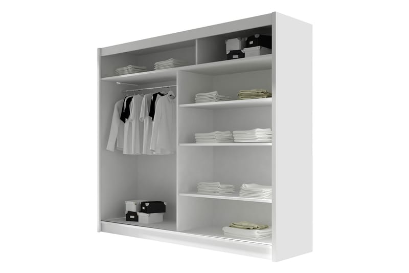 Canderbury Garderob 180x215 cm - Svart - Förvaring - Sko- & klädförvaring - Garderober & garderobssystem
