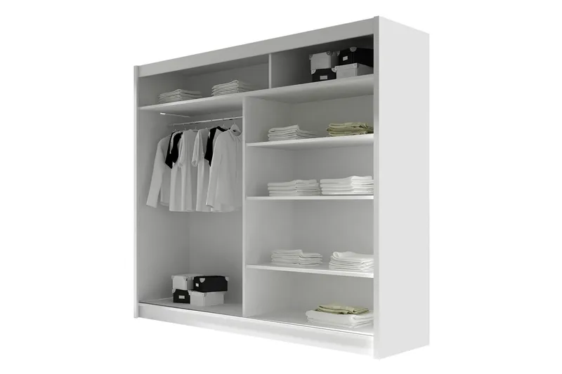 Canderbury Garderob 180x215 cm - Svart/Brun - Förvaring - Sko- & klädförvaring - Garderober & garderobssystem