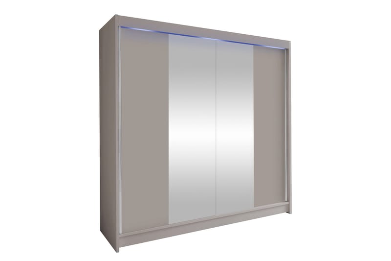 Canderbury Garderob m. Spegel 180x215 cm, Beige