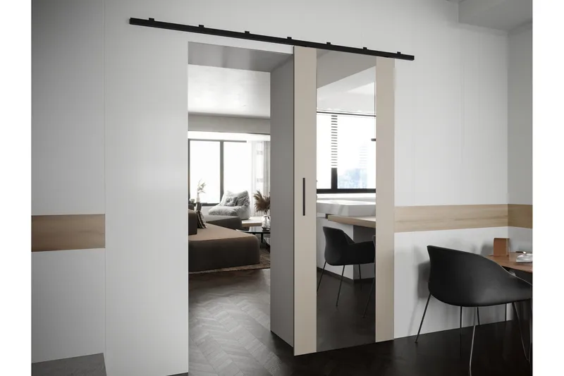 Cassidy Skjutdörr - Beige - Förvaring - Sko- & klädförvaring - Garderober & garderobssystem