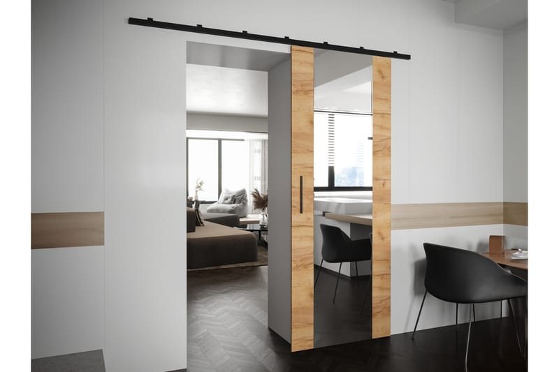 Cassidy Skjutdörr - Brun - Förvaring - Sko- & klädförvaring - Garderober & garderobssystem