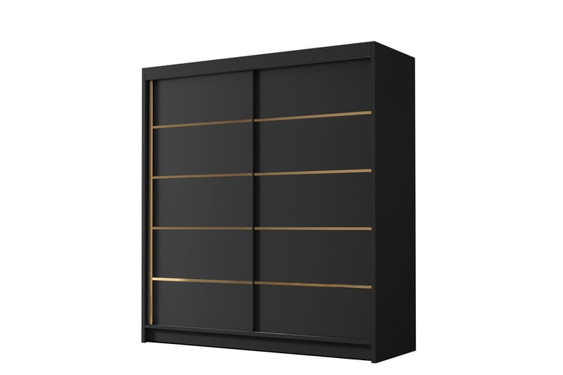 Chavez Garderob 180x215 cm, Svart