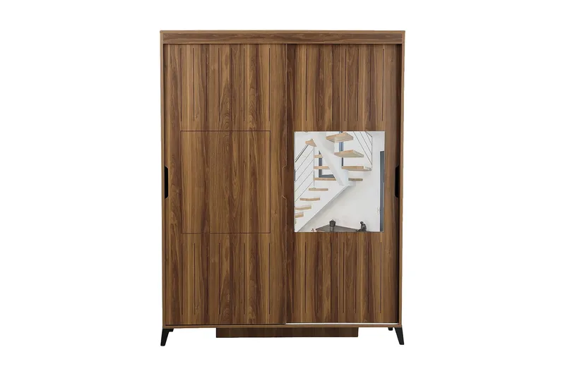 Comfortale Garderob 140, Valnöt