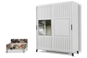 Comfortale Garderob 150 - Vit - Förvaring - Sko- & klädförvaring - Garderober & garderobssystem