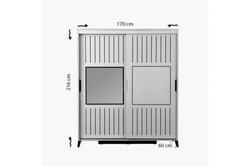 Comfortale Garderob 170 - Ljus Trä - Förvaring - Sko- & klädförvaring - Garderober & garderobssystem