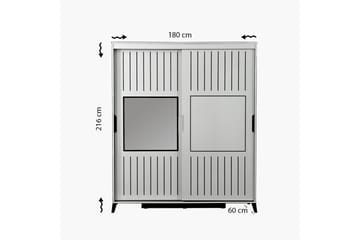 Comfortale Garderob 180 - Valnöt - Förvaring - Sko- & klädförvaring - Garderober & garderobssystem
