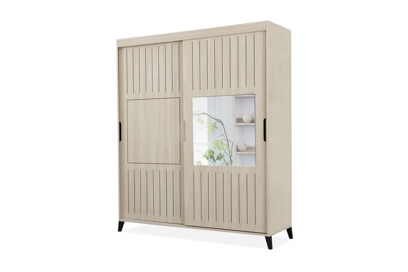 Comfortale Garderob 190, Ljus Trä