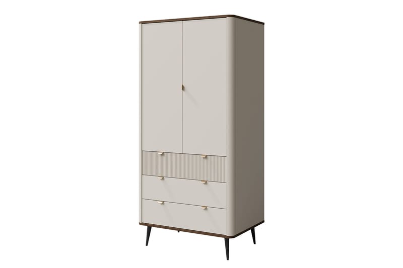 Cucina Garderob 90x191 cm, Beige/Brun