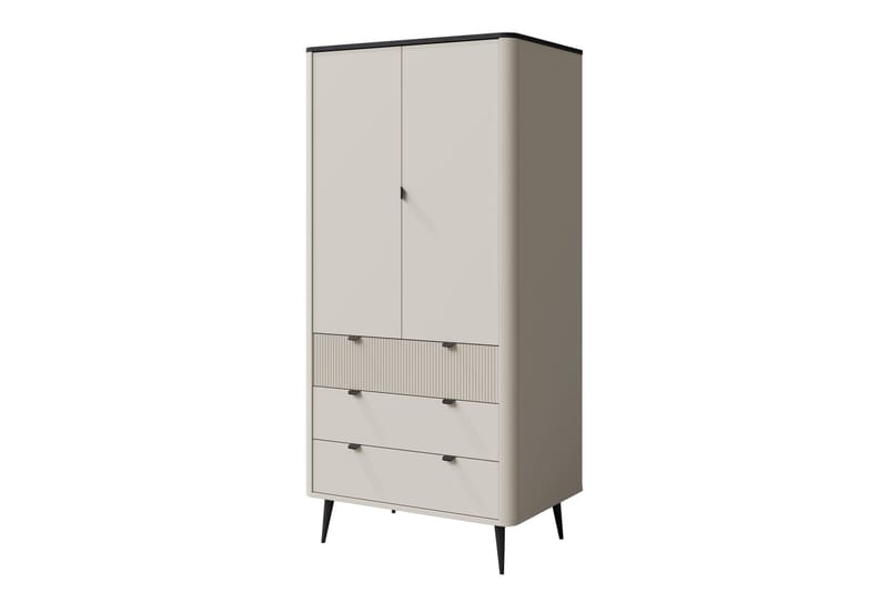 Cucina Garderob 90x191 cm, Beige/Grå