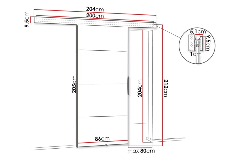 Doncaster Skjutdörr - Beige - Förvaring - Sko- & klädförvaring - Garderober & garderobssystem