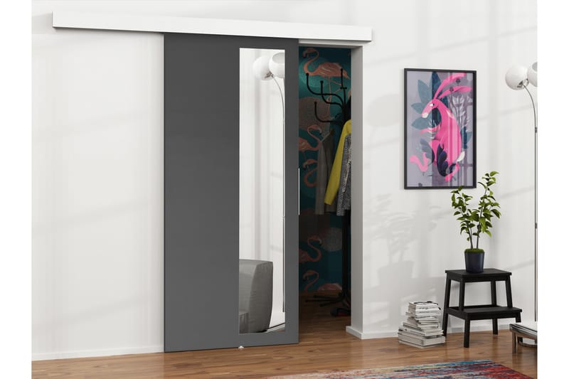 Doncaster Skjutdörr - Vit/Grå - Förvaring - Sko- & klädförvaring - Garderober & garderobssystem