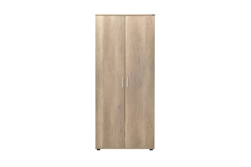 Drelmar Garderob 80x187 cm - Ljusbrun - Förvaring - Sko- & klädförvaring - Garderober & garderobssystem