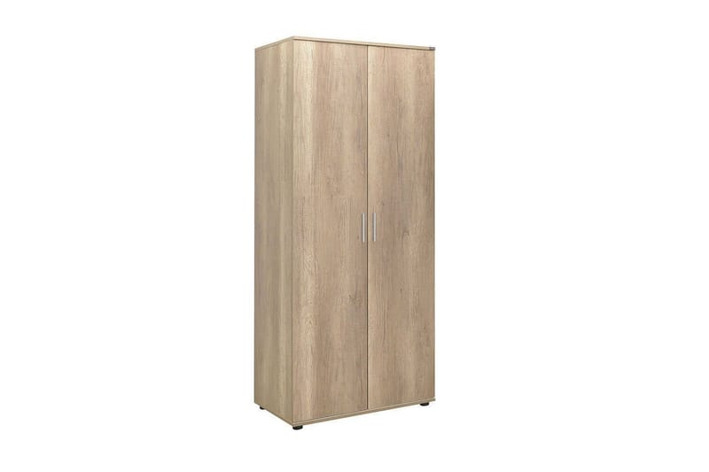 Drelmar Garderob 80x187 cm - Ljusbrun - Förvaring - Sko- & klädförvaring - Garderober & garderobssystem