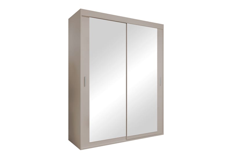 Duets Garderob med Spegel 160x205 cm, Beige