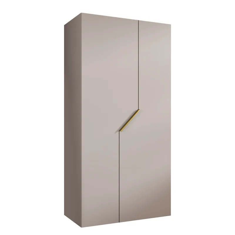 Eikra Garderob 100 cm - cashmere, guld - Förvaring - Sko- & klädförvaring - Garderober & garderobssystem