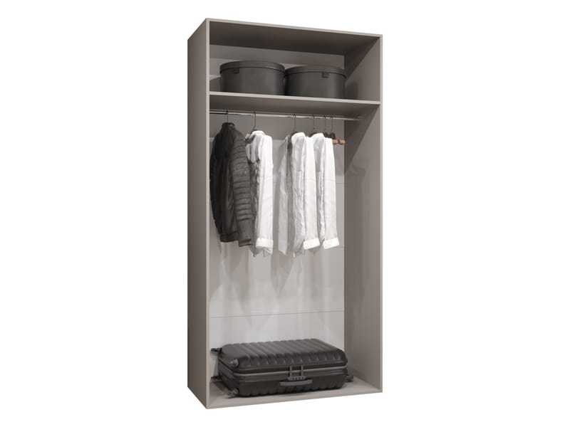 Eikra Garderob 100 cm - cashmere, svart - Förvaring - Sko- & klädförvaring - Garderober & garderobssystem