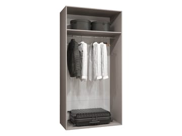 Eikra Garderob med spegel 100 cm - cashmere - Förvaring - Sko- & klädförvaring - Garderober & garderobssystem