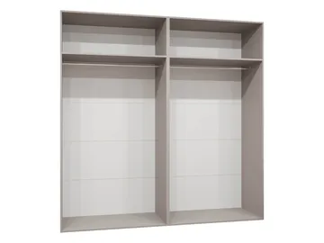 Eikra Garderob med spegel 200 cm - cashmere - Förvaring - Sko- & klädförvaring - Garderober & garderobssystem