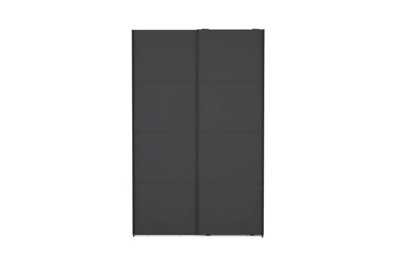 Elvos Garderob 139x220 cm - Svart - Förvaring - Sko- & klädförvaring - Garderober & garderobssystem