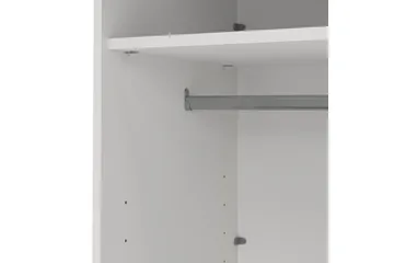 Elvos Garderob 139x220 cm - Vit - Förvaring - Sko- & klädförvaring - Garderober & garderobssystem