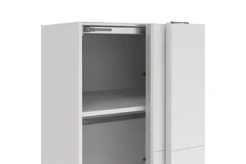 Elvos Garderob 139x220 cm - Vit - Förvaring - Sko- & klädförvaring - Garderober & garderobssystem