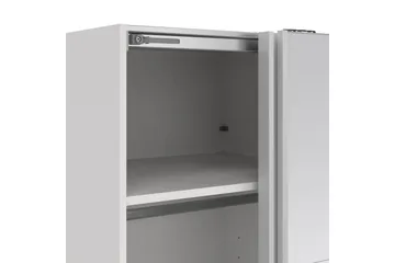 Elvos Garderob med Spegel 139x220 cm - Vit - Förvaring - Sko- & klädförvaring - Garderober & garderobssystem