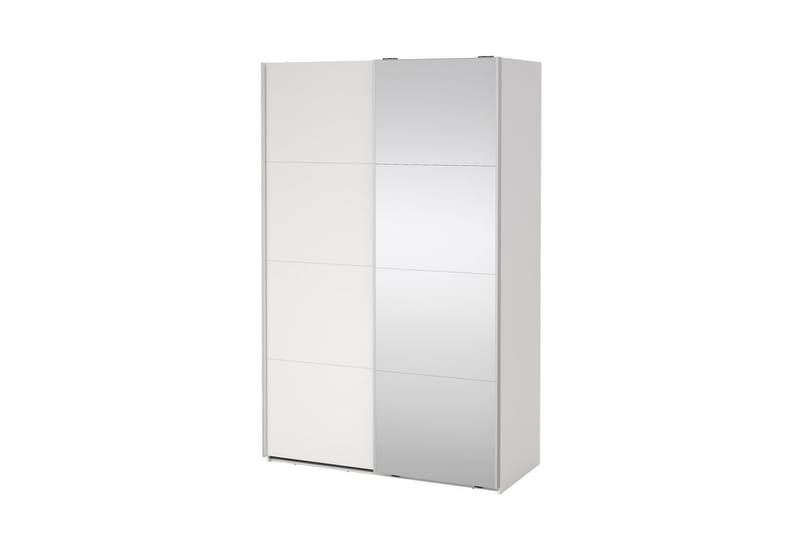Elvos Garderob med Spegel 139x220 cm, Vit