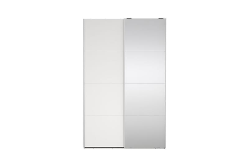 Elvos Garderob med Spegel 139x220 cm - Vit - Förvaring - Sko- & klädförvaring - Garderober & garderobssystem