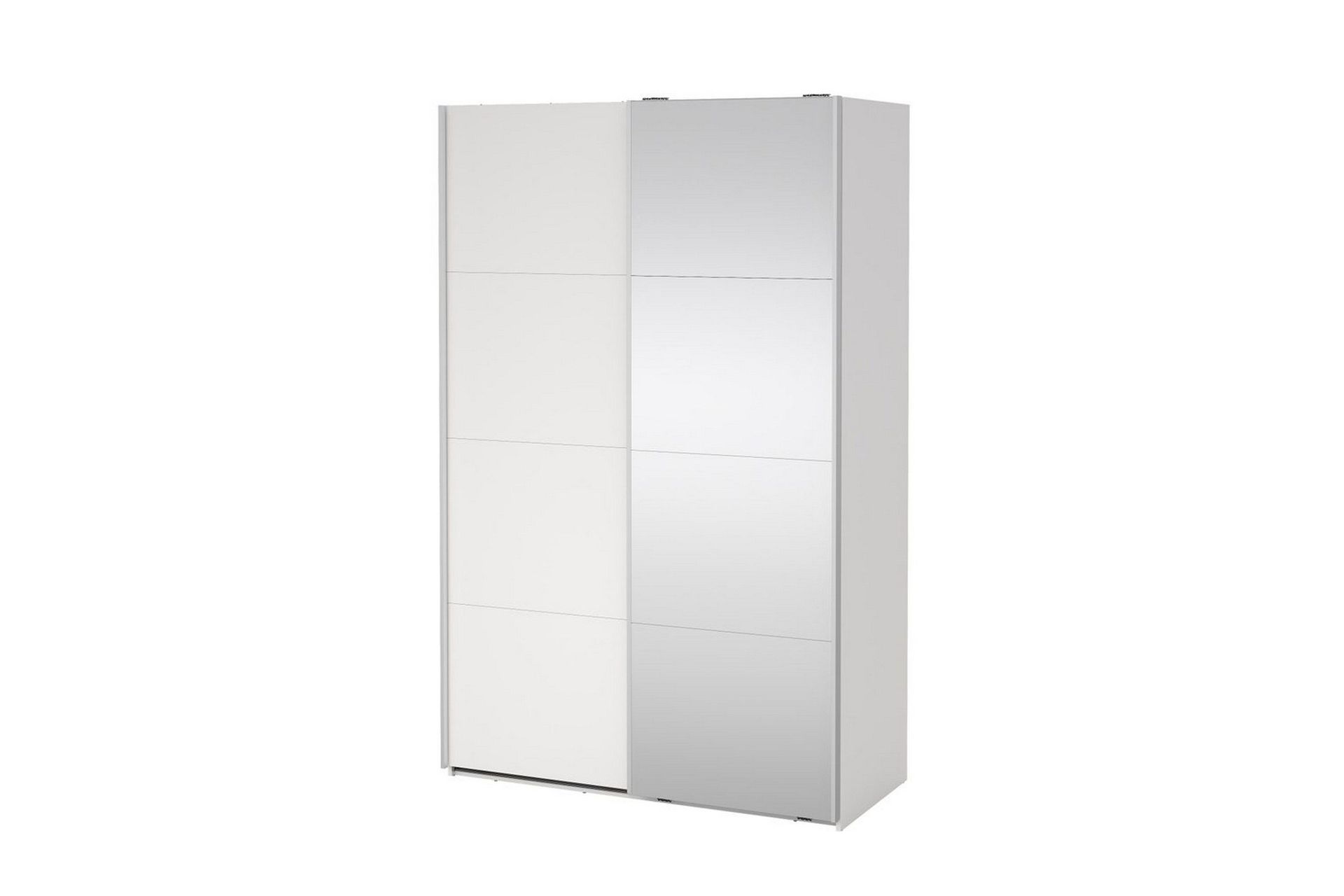 Elvos Garderob med Spegel 139x220 cm - Vit